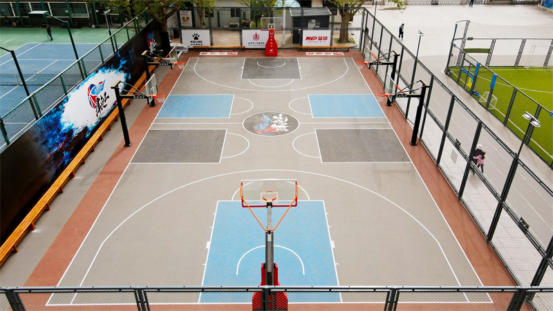 rubber basketball court (2)